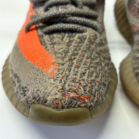 Adidas Yeezy Boost 350 V2 Beluga Sneakers Size 5 Used Orange Gray Men/Women/Kids - Picture 6 of 10